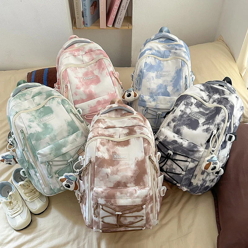 Multifunktionaler Tie-Dye Rucksack Karnz