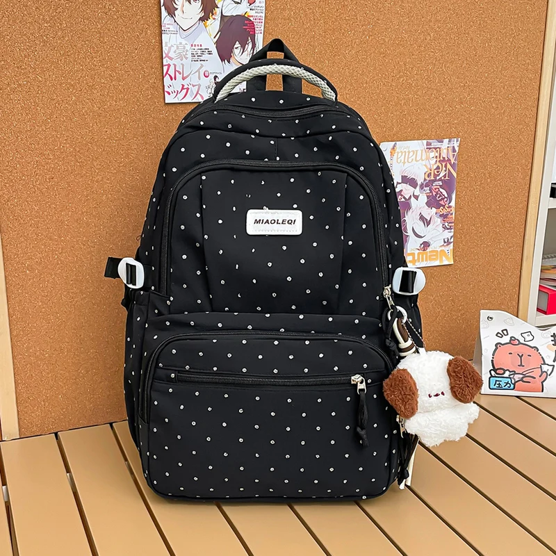 Multifunktionaler Pünktchen Rucksack Karnz