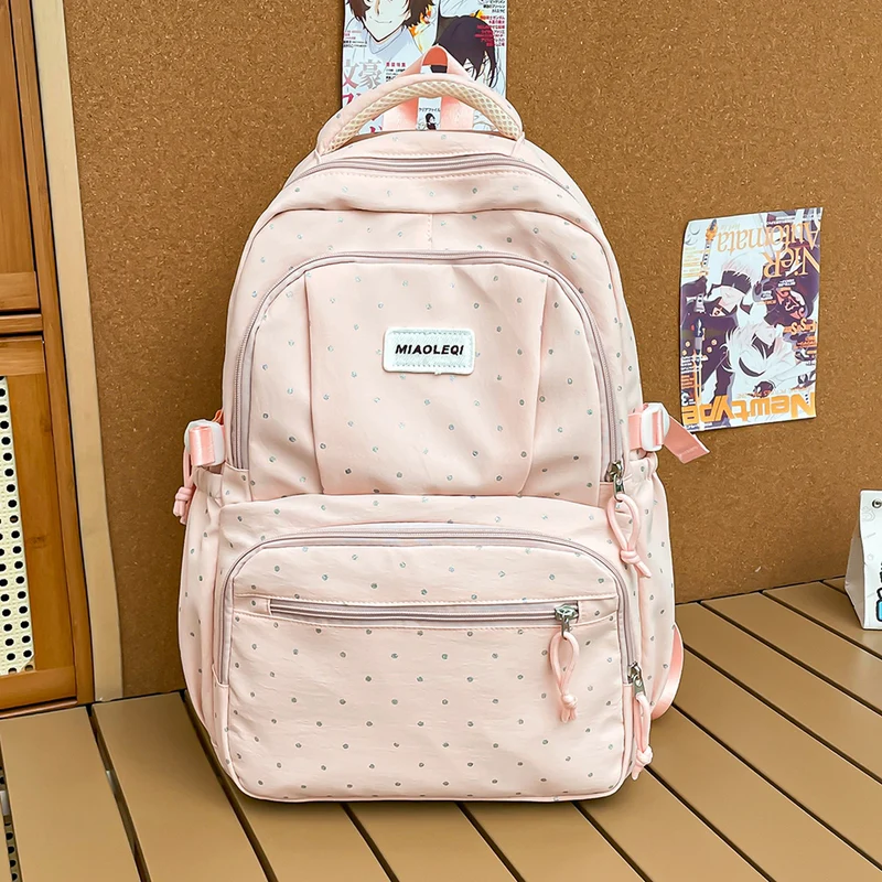 Multifunktionaler Pünktchen Rucksack Karnz