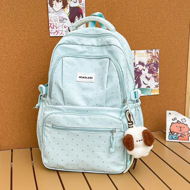 Multifunktionaler Pünktchen Rucksack Karnz
