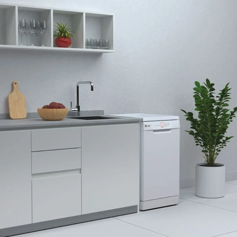 Hoover H-Dish 45CM freistehend Slimline Geschirrspüler - Weiß | HDPH 2D1049W-80