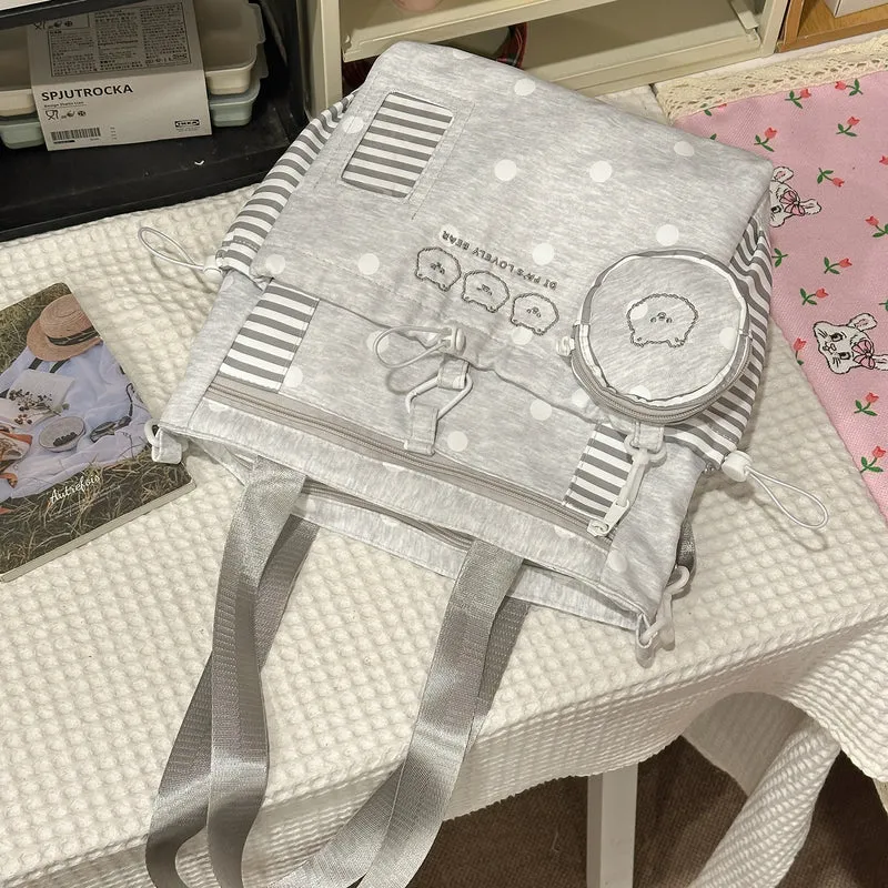 Multi-Taschen Sternmuster Rucksack Karnz