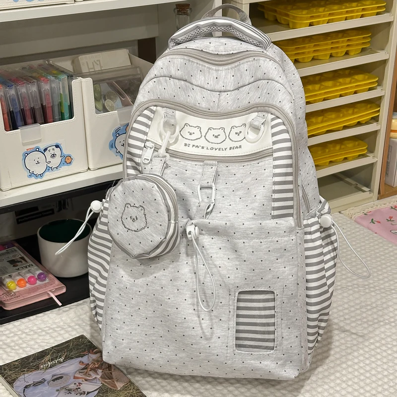 Multi-Taschen Sternmuster Rucksack Karnz