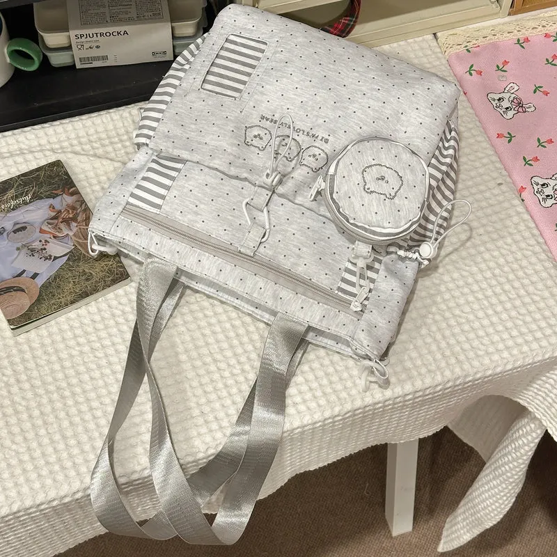 Multi-Taschen Sternmuster Rucksack Karnz