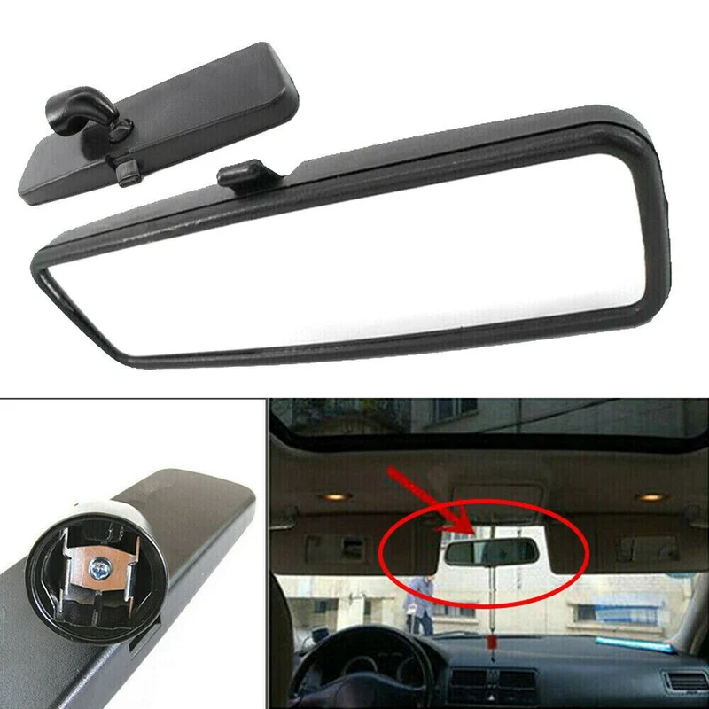 Innenrückspiegel für VW Caddy Innenspiegel Schwarz Universal Rückspiegel Fahrzeuge