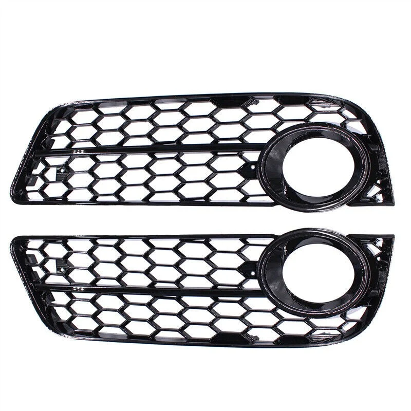 Stoßstange Nebelscheinwerfer für Audi A5 08-11 Wabengitter Grill Abdeckung