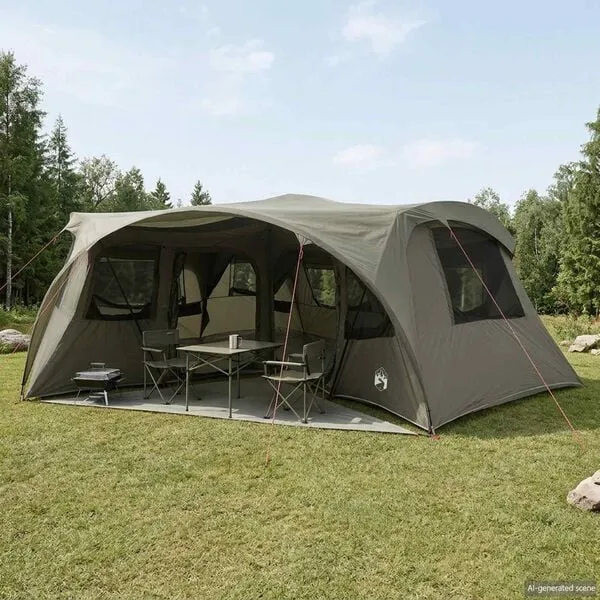 Familienzelt 6 Personen Wasserdicht Regenschutz Campingzelt
