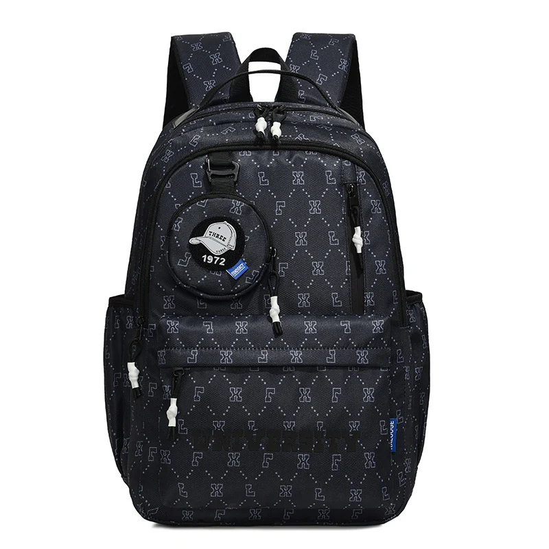 Multifunktionaler geometrisch gemusterter Rucksack Karnz