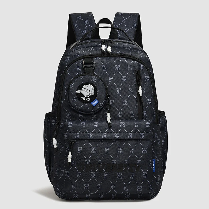 Multifunktionaler geometrisch gemusterter Rucksack Karnz