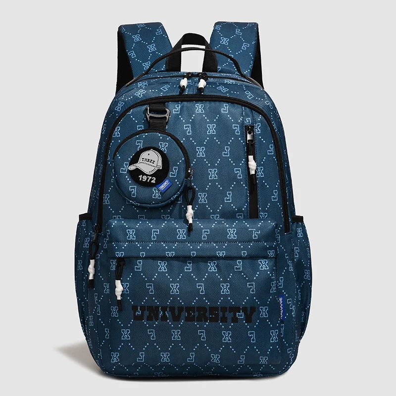 Multifunktionaler geometrisch gemusterter Rucksack Karnz
