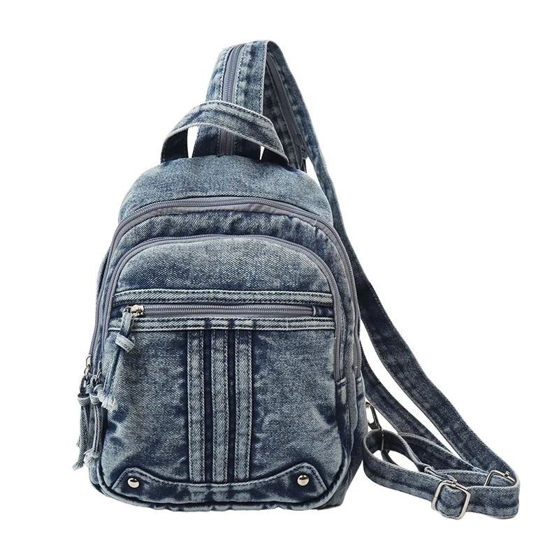Multifunktionaler Denim-Rucksack Karnz