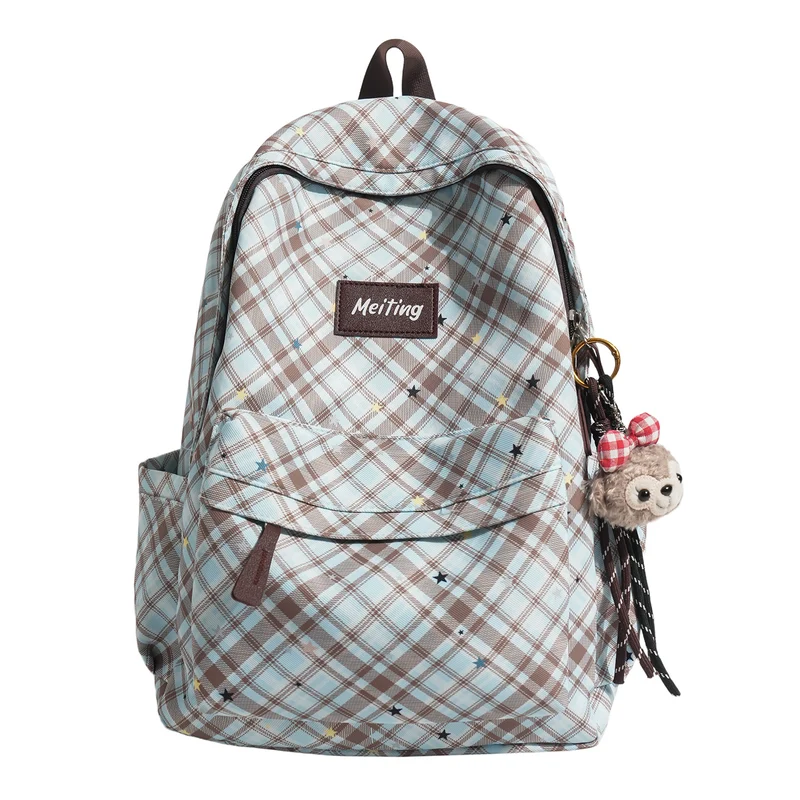 Karo-Muster Freizeit-Rucksack Karnz