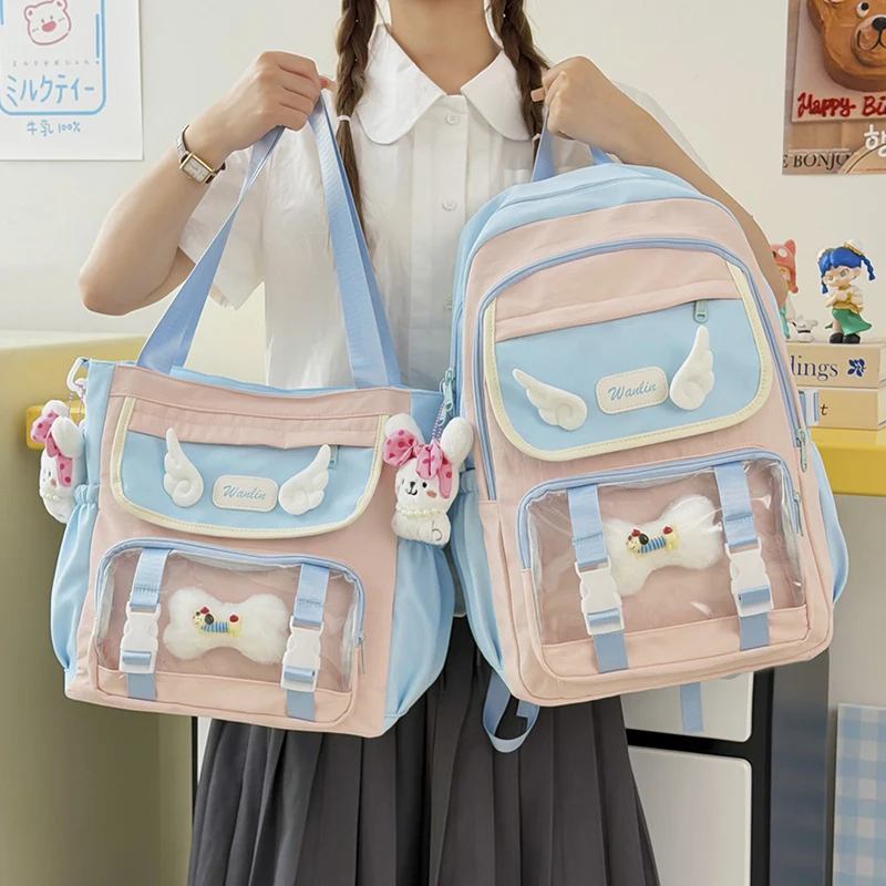Multi-Taschen Transparenter Rucksack Karnz