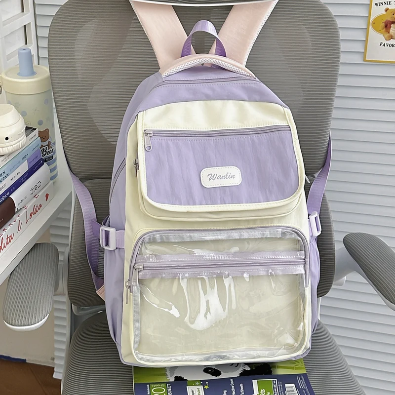 Multi-Taschen Transparenter Rucksack Karnz