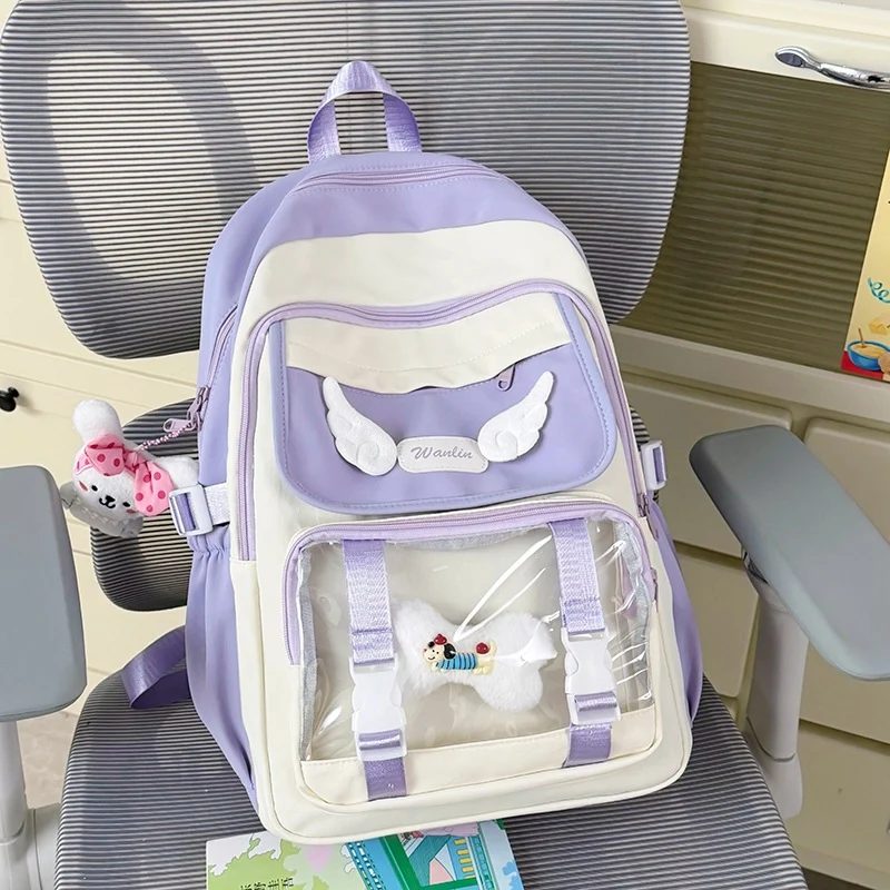 Multi-Taschen Transparenter Rucksack Karnz