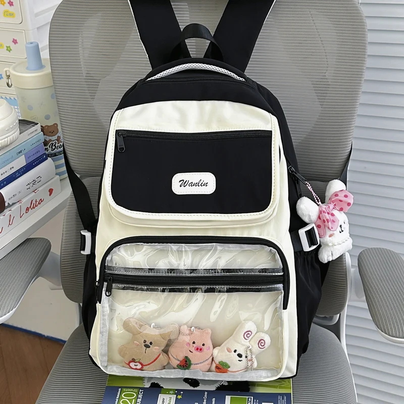 Multi-Taschen Transparenter Rucksack Karnz