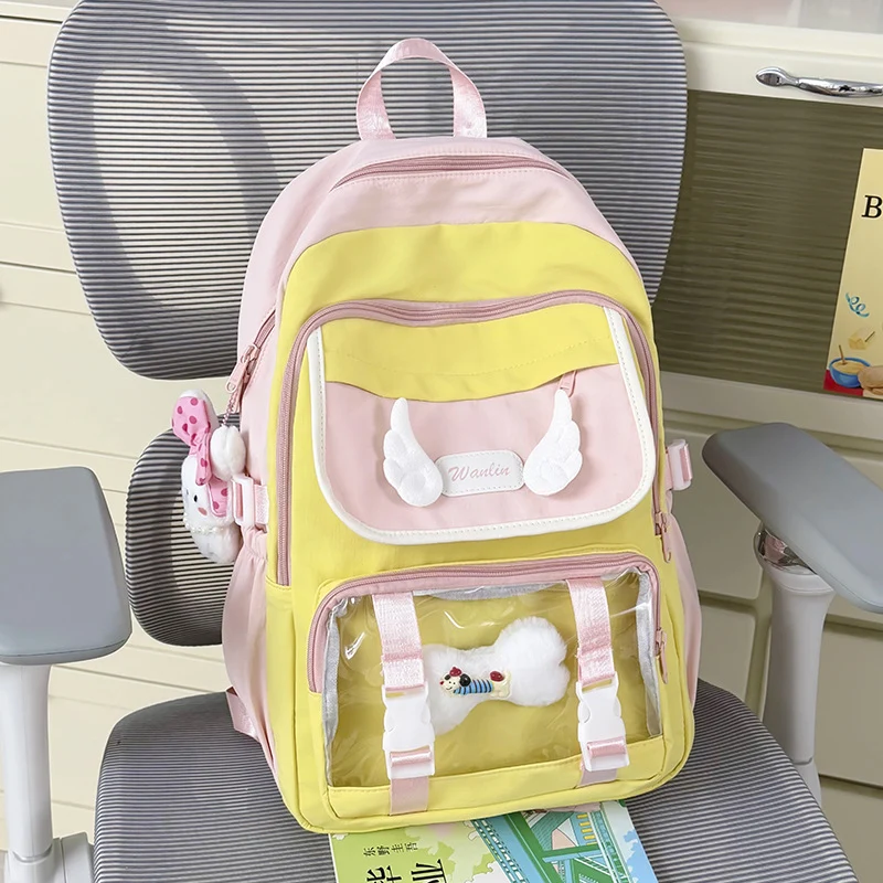 Multi-Taschen Transparenter Rucksack Karnz