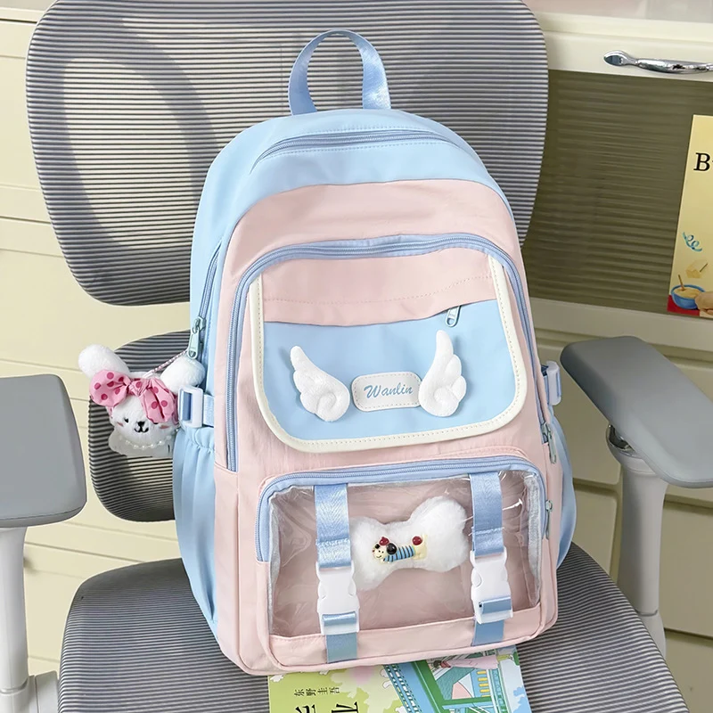Multi-Taschen Transparenter Rucksack Karnz