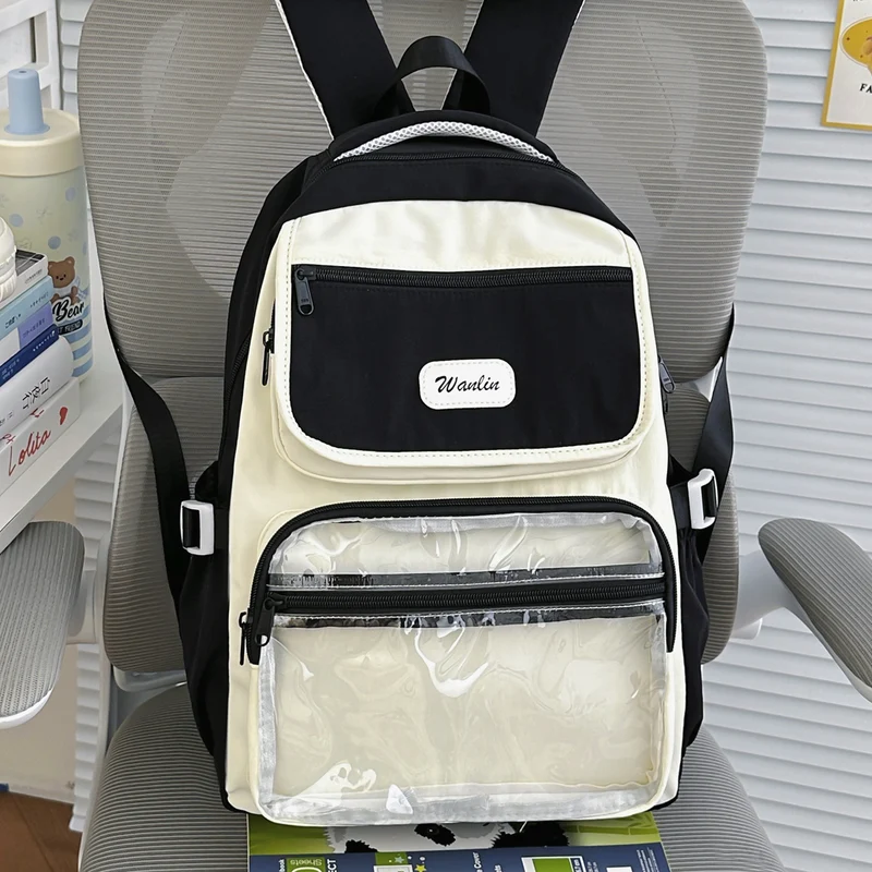 Multi-Taschen Transparenter Rucksack Karnz
