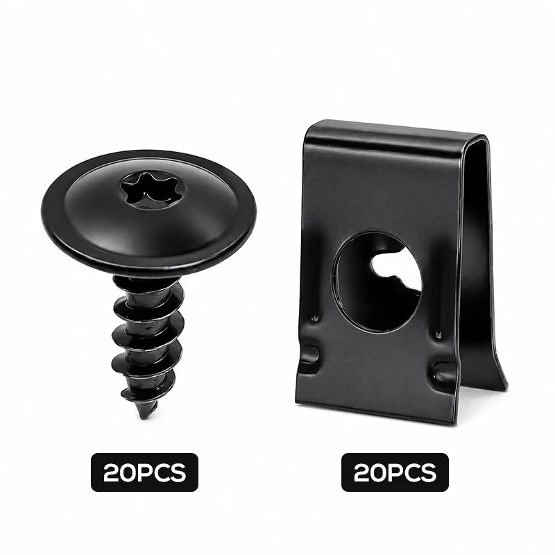 📢📢50% RABATT !! ⏰Universelles Auto-Metall-U-Clip- und Schraubenset