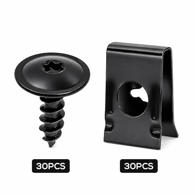 📢📢50% RABATT !! ⏰Universelles Auto-Metall-U-Clip- und Schraubenset