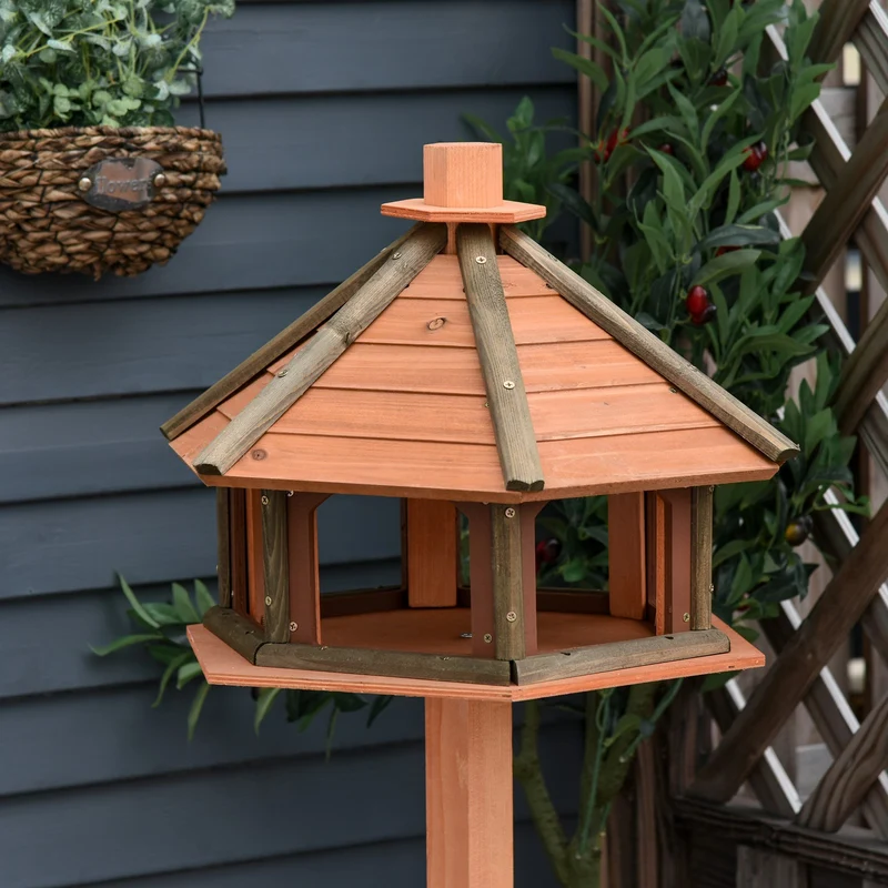 Vogelhaus Ständer Futterhaus Wasserfest Gartendeko Deko