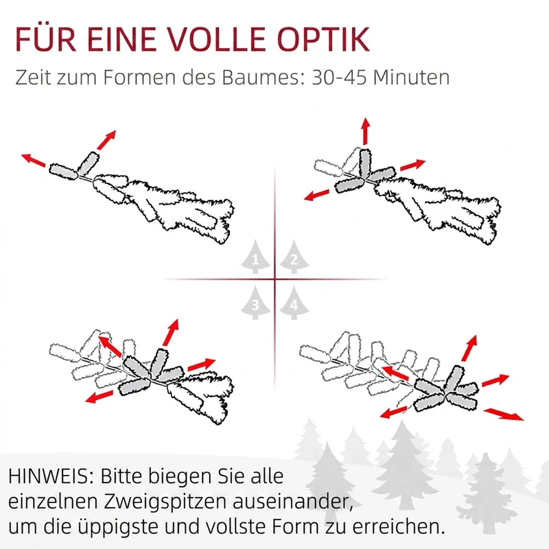 Weihnachten Künstlicher Weihnachtsbaum Christbaum Tannenbaum