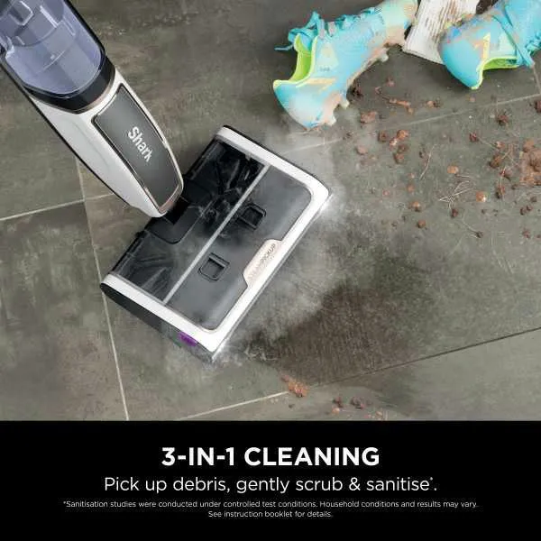 Shark SteamPickUp Bagless Hard Floor Staubsauger - Weiß | SD200UK