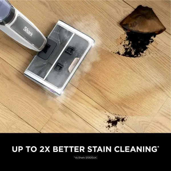 Shark SteamPickUp Bagless Hard Floor Staubsauger - Weiß | SD200UK