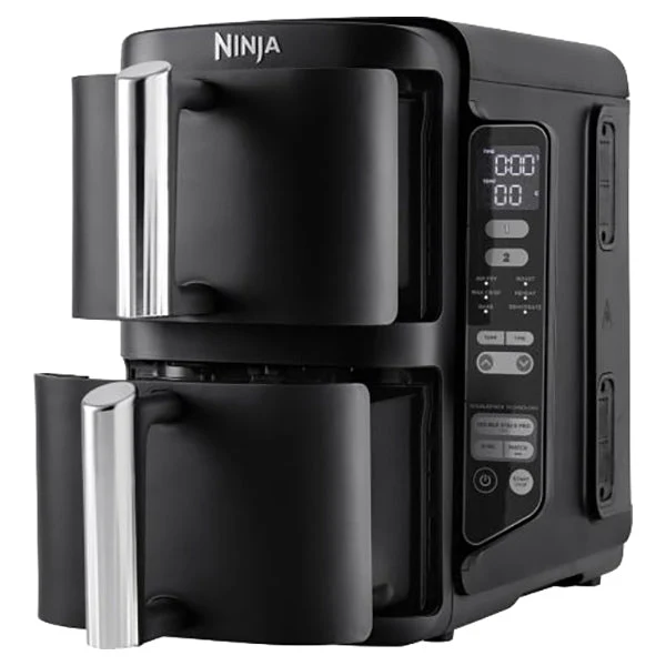 Ninja 7.6L Double Stack 2 Drawer Heißluftfritteuse - Schwarz | SL300UK