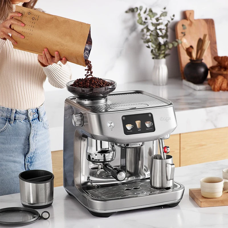 Sage The Oracle Jet Bean to Cup Espresso Kaffeemaschine - Brushed Edelstahl | SES985BSS4GUK1