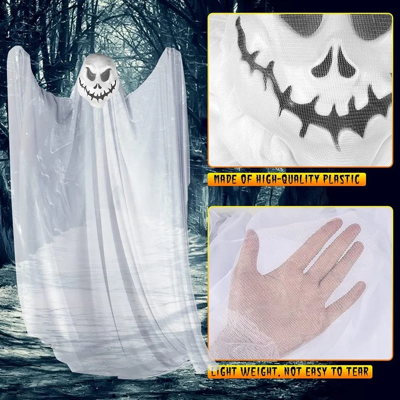 Halloween Geist Skelett Hängedeko 330cm Gruseldeko Horror Party Dekoration
