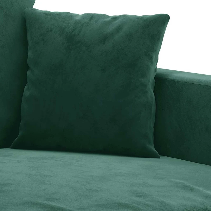 3-Sitzer Sofa Samt Polstersofa Couch Wohnzimmer 198x77x80cm