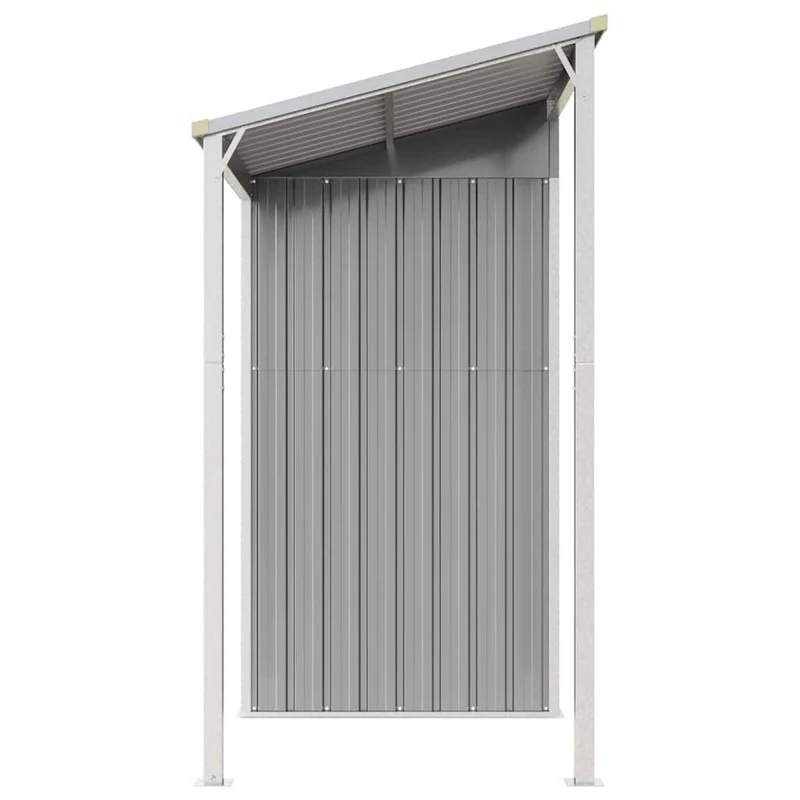 Gerätehaus Metall Schleppdach 277x107x181cm Geräteschuppen Stahl