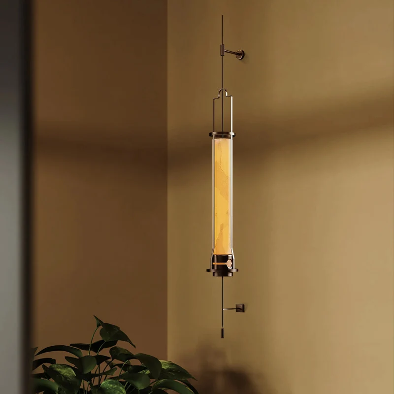 Vertikale Wandlampe