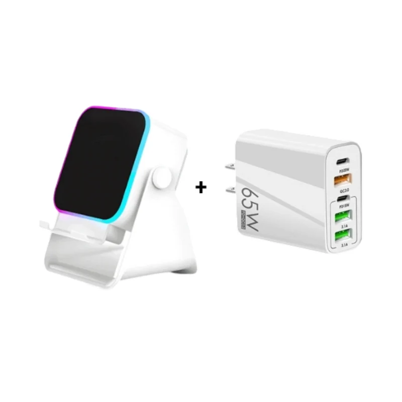 🔥Begrenzten 50%-Rabatts!🔥 5-in-1 Kabelloser Bluetooth-Lautsprecher mit Induktionsfunktion und verstellbarer Handyhalterung