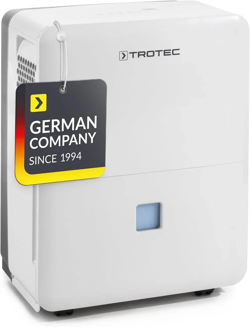 Luftentfeuchter, 30 L, Fläche 90 m2, 230 m3, Tag, TROTEC TTK 96 E Luftentfeuchter Leistung 30 L