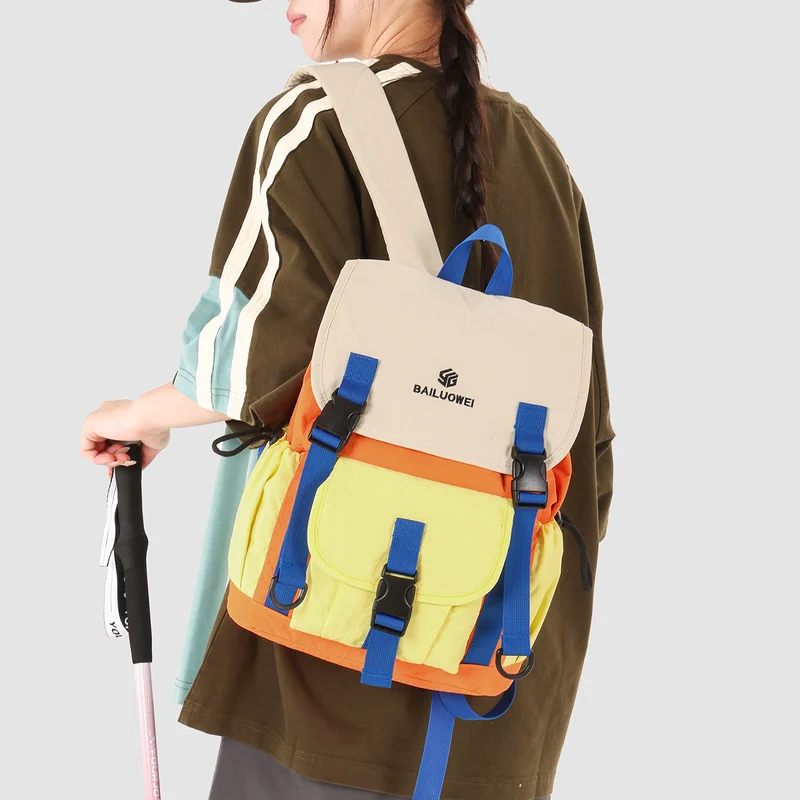 Multi-Taschen Bunte Abenteuer Rucksack Karnz