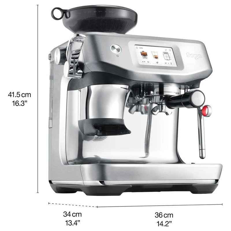 Sage Barista Touch Impress 2L Bean To Cup Kaffeemaschine - Brushed Edelstahl | SES882BSS4GUK1