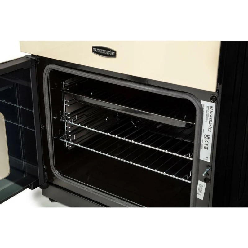 Rangemaster Classic 60CM freistehend Dual Fuel Herd - Cream & Chrome | CLA60DFFCR/C
