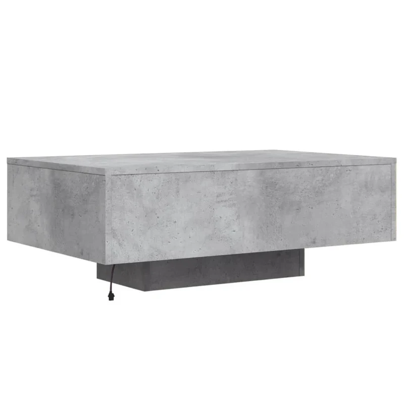 Couchtisch LED RGB Beleuchtung 85x55x31cm Wohnzimmertisch