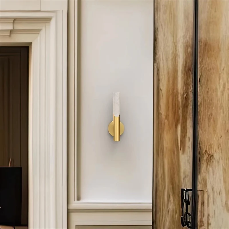 Moderne elegante Marmor Wandleuchte