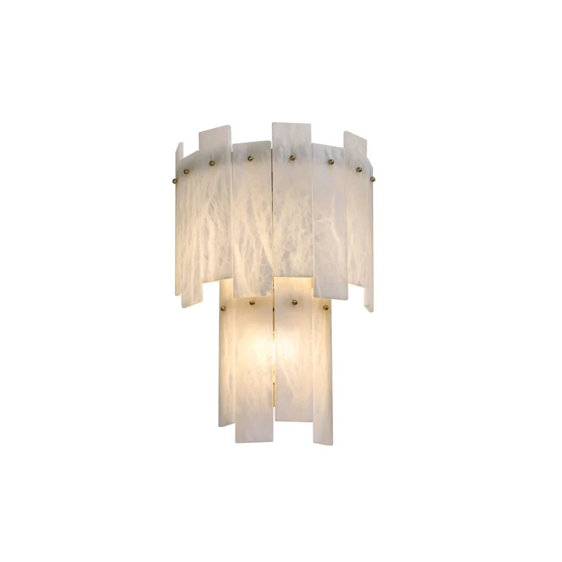 Moderne dekorative Alabaster-Wandleuchte