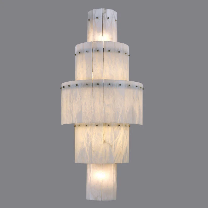 Moderne dekorative Alabaster-Wandleuchte