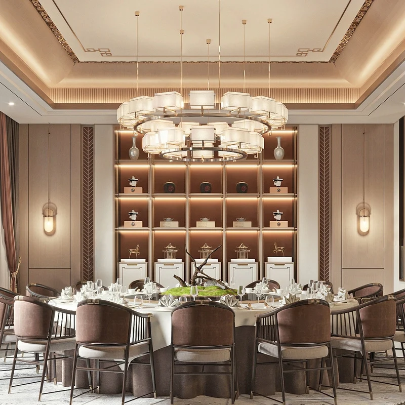 Moderner Rundesse Tisch mit eleganter Verarbeitung