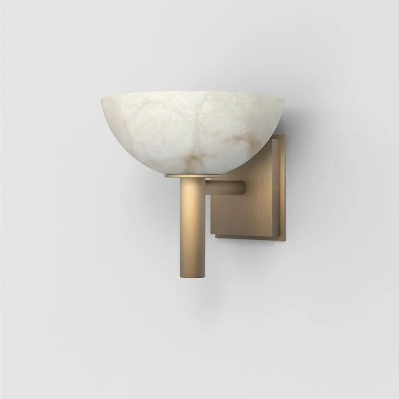 Moderne Alabaster Wandleuchte