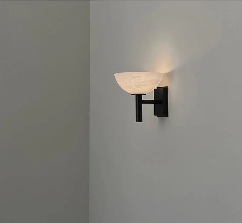 Moderne Alabaster Wandleuchte