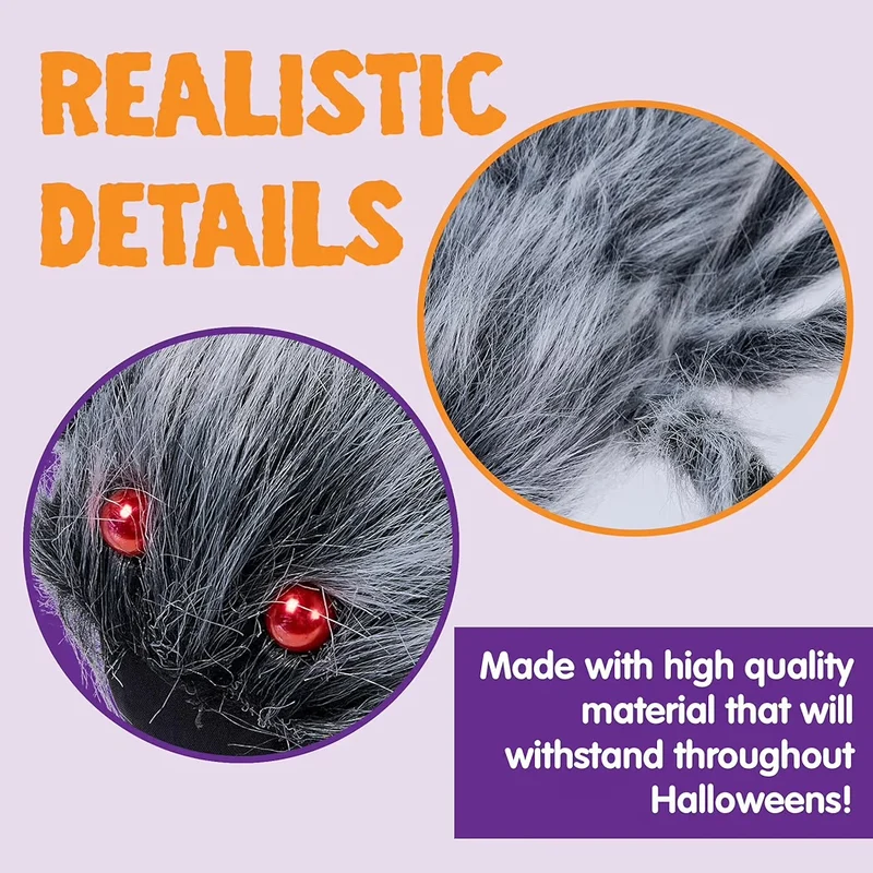 Halloween Riesenspinne Deko Outdoor Dekoration