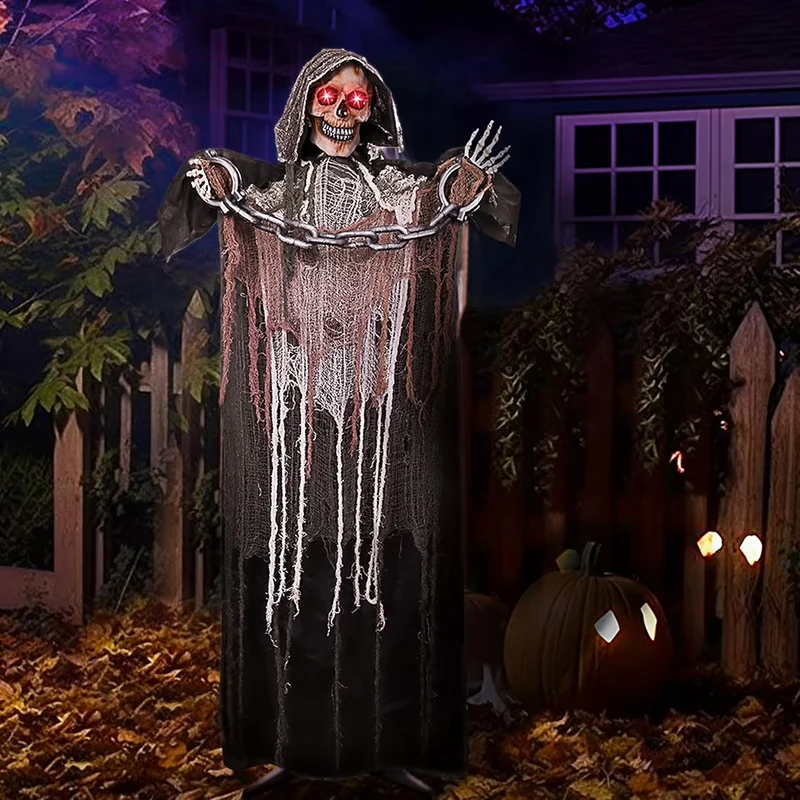 Halloween Animatronic Sensenmann Dekoration Outdoor Deko