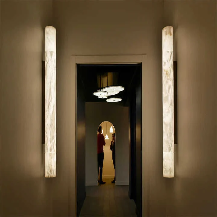 Elegante Marmor Wandleuchte
